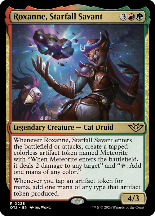 Roxanne, Starfall Savant (OTJ-228) - Outlaws of Thunder Junction Foil