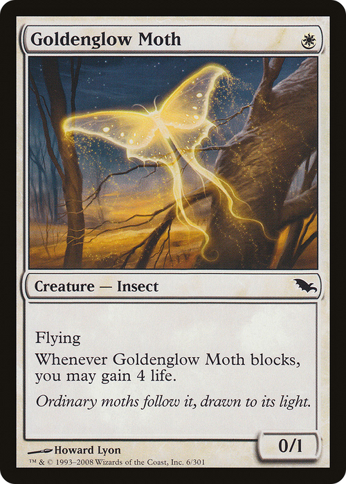 Goldenglow Moth (SHM-006) - Shadowmoor