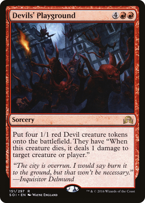 Devils' Playground (SOI-151) - Shadows over Innistrad Foil