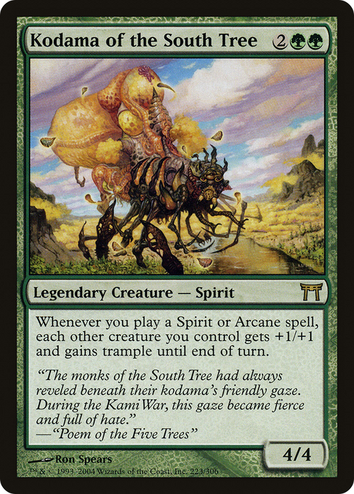 Kodama of the South Tree (CHK-223) - Champions of Kamigawa Foil