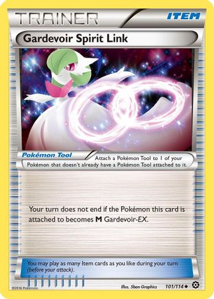 Gardevoir Spirit Link 101  XY  Steam Siege - Uncommon
