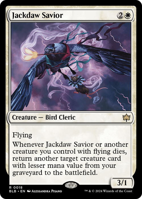 Jackdaw Savior (BLB-018) - Bloomburrow