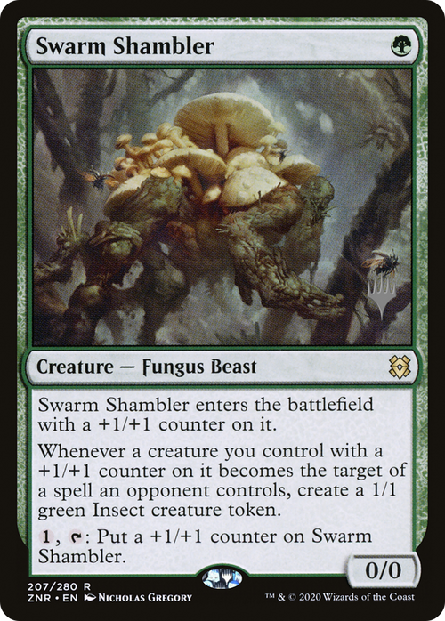 Swarm Shambler (PPZNR-207P) - Zendikar Rising Promos Foil