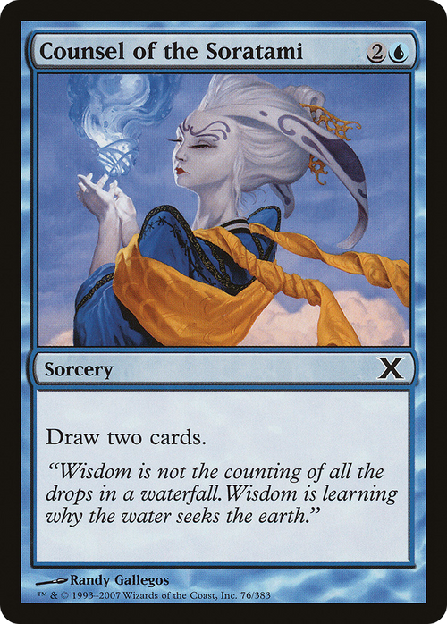 Counsel of the Soratami (10E-076) - Tenth Edition Foil