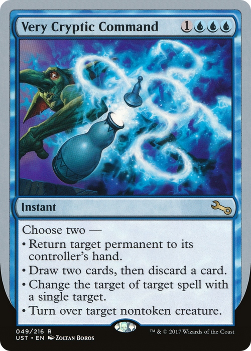 Very Cryptic Command (D) (UST-49D) - Unstable