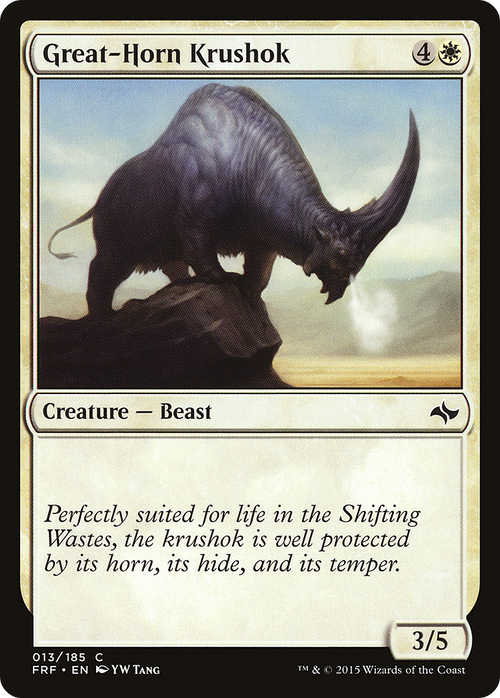 Great-Horn Krushok (FRF-013) - Fate Reforged Foil