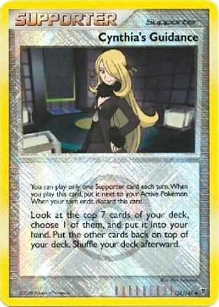 Cynthia's Guidance - 136/147 (League Promo)/147  - Reverse Holofoil League & Championship Cards - Promo