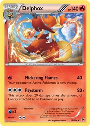 Delphox - 13/124 (XY Fates Collide)/124  Deck Exclusives - Rare