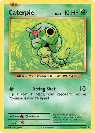 Caterpie 003  XY  Evolutions - Common
