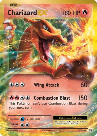 Charizard EX 012  - Holofoil XY  Evolutions - Ultra Rare