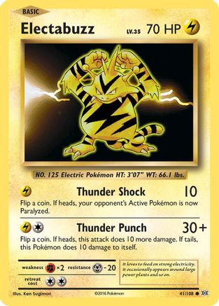 Electabuzz 041  XY  Evolutions - Common
