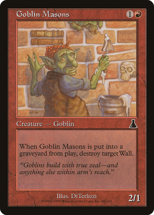 Goblin Masons (UDS-086) - Urza's Destiny Foil