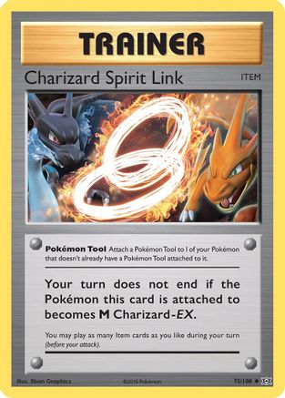 Charizard Spirit Link 075  XY  Evolutions - Uncommon
