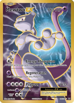 Mewtwo EX (Full Art) 103/108  - Holofoil XY  Evolutions - Ultra Rare