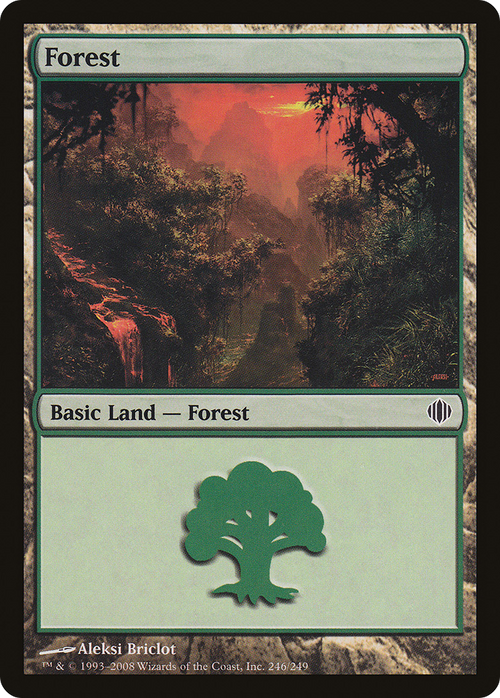 Forest (246) (ALA-246) - Shards of Alara Foil