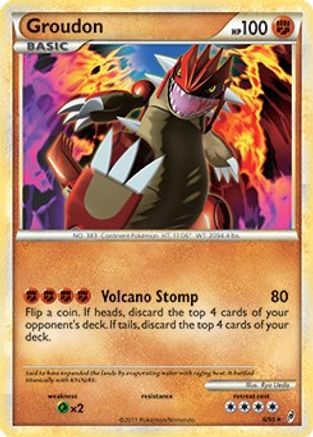 Groudon - 6/95 (Call of Legends)/095  Deck Exclusives - Rare