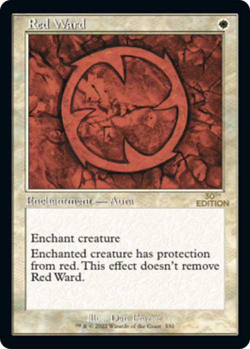 Red Ward (Retro Frame) (30A-330) - 30th Anniversary Edition