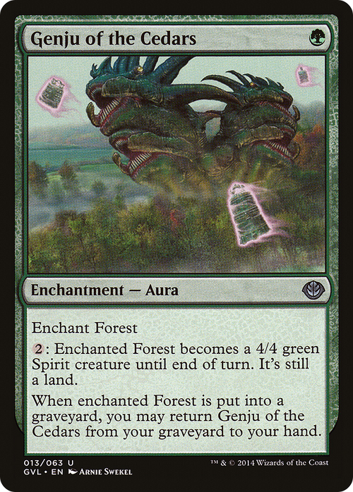 Genju of the Cedars (DD3-013) - Duel Decks Anthology: Garruk vs. Liliana