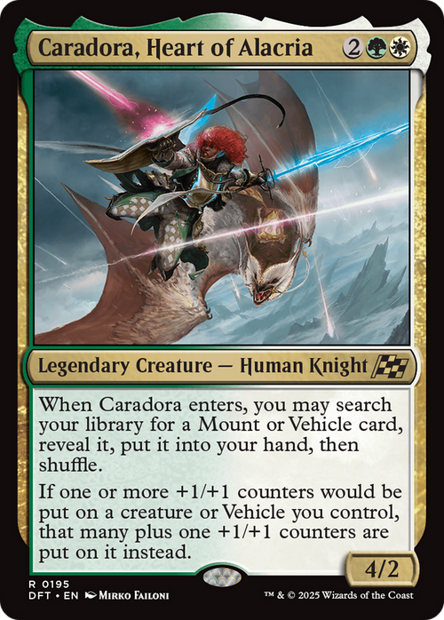 Caradora, Heart of Alacria (DFT-195) - Aetherdrift