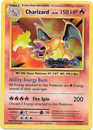 Charizard (XY Evolutions Prerelease)  - Holofoil XY Promos - Promo