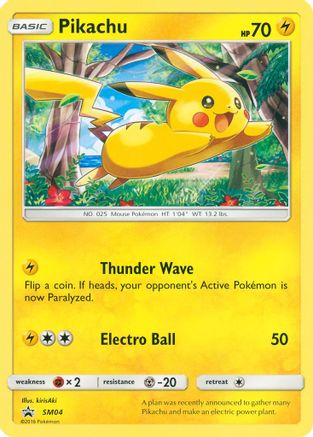 Pikachu - SM04  - Holofoil SM Promos - Promo