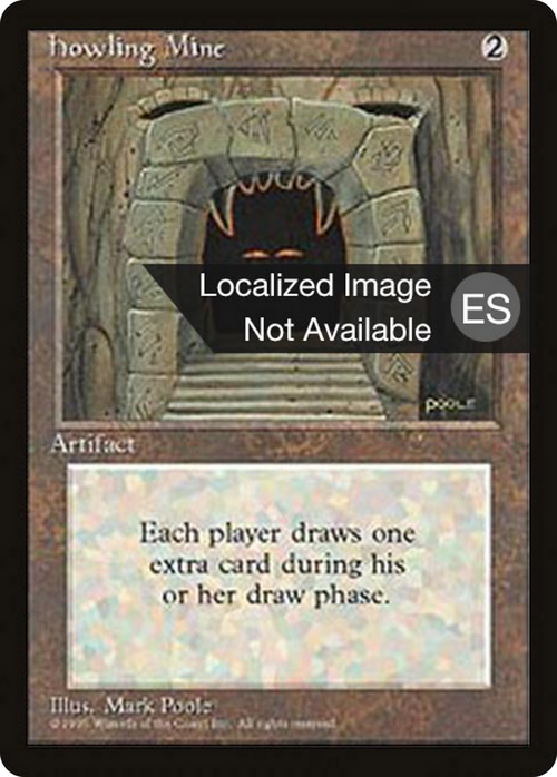 Howling Mine (4BB-343) - Fourth Edition Foreign Black Border