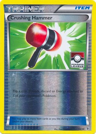 Crushing Hammer (Pokemon League) 034/39  - Reverse Holofoil League & Championship Cards - Promo