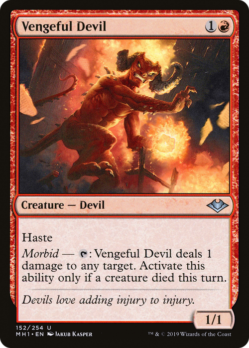 Vengeful Devil (MH1-152) - Modern Horizons