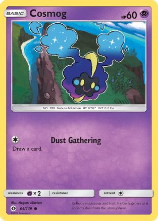 Cosmog 064  SM Base Set - Common