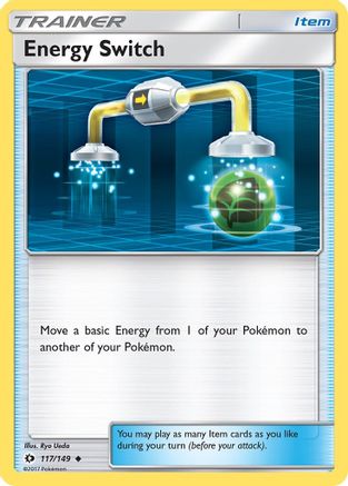 Energy Switch 117  - Reverse Holofoil SM Base Set - Uncommon
