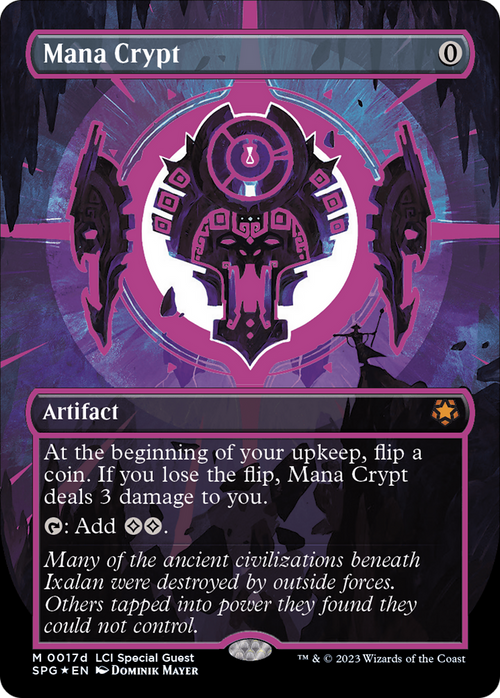 Mana Crypt (0017d) (Borderless) (SPG-17D) - Special Guests Foil