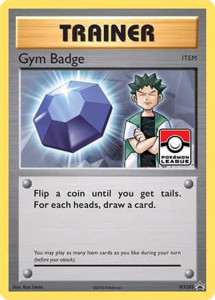 Gym Badge (Brock)  - Holofoil XY Promos - Promo
