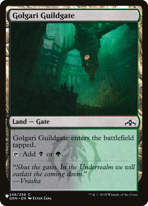 Golgari Guildgate (LIST-GRN-248) - The List Reprints