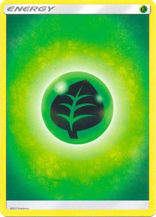 Grass Energy (2017 Unnumbered)  - Reverse Holofoil SM Base Set - Common