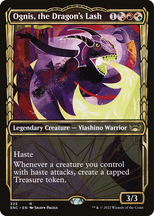 Ognis, the Dragon's Lash (Showcase) (SNC-325) - Streets of New Capenna: (Showcase) Foil