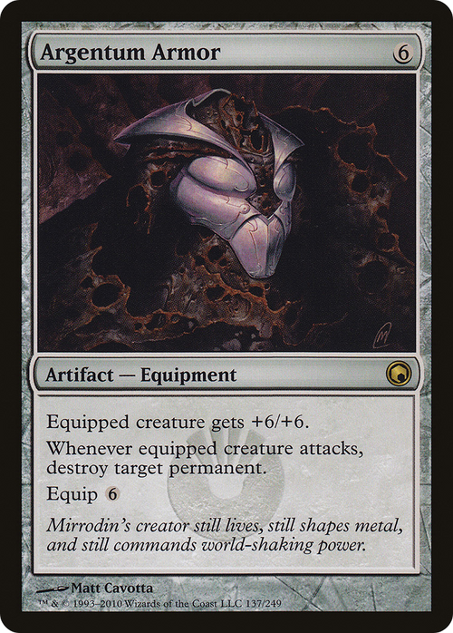 Argentum Armor (SOM-137) - Scars of Mirrodin