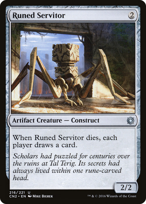 Runed Servitor (CN2-216) - Conspiracy: Take the Crown Foil