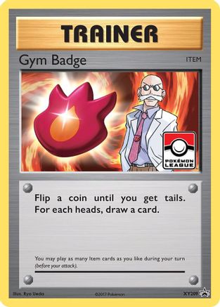 Gym Badge (Blaine)  - Holofoil XY Promos - Promo