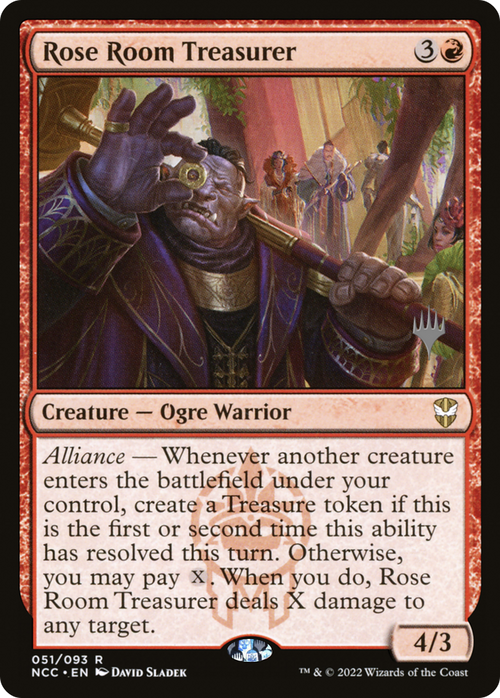 Rose Room Treasurer (PPSNC-051) - New Capenna Commander Promos Foil