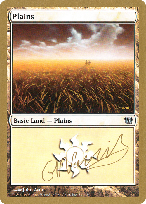 Plains (331) - 2004 Gabriel Nassif (8ED) (WCD-GN331) - World Championship Decks 2004