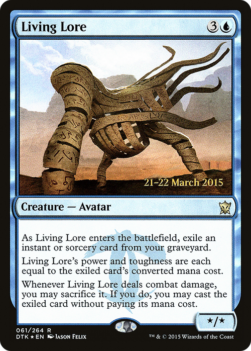 Living Lore (PRE-61S) - Dragons of Tarkir Promos Foil