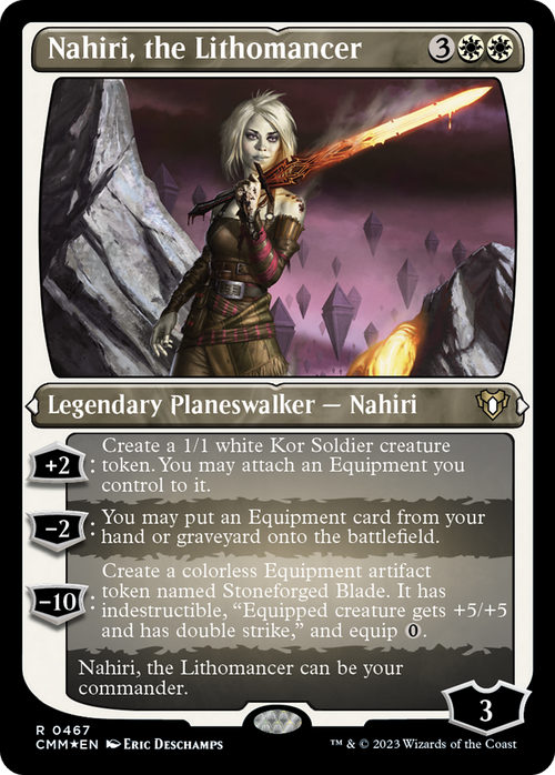 Nahiri, the Lithomancer (Foil Etched) (CMM-467) - Commander Masters Foil