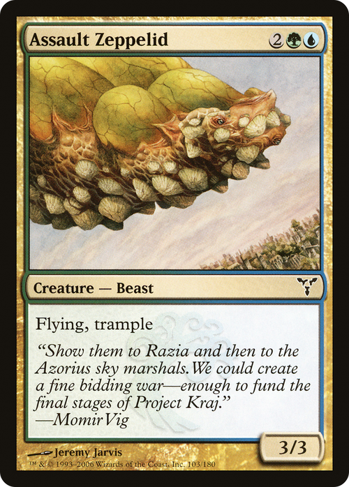 Assault Zeppelid (DIS-103) - Dissension Foil