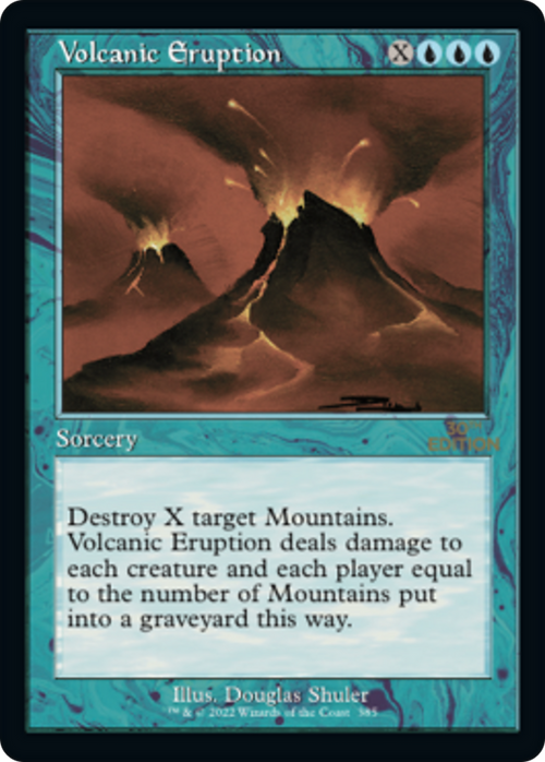 Volcanic Eruption (Retro Frame) (30A-385) - 30th Anniversary Edition
