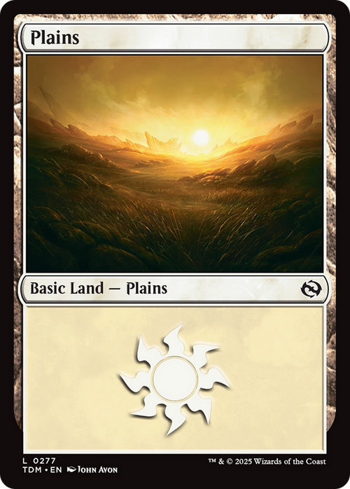 Plains (0277) (TDM-277) - Tarkir: Dragonstorm