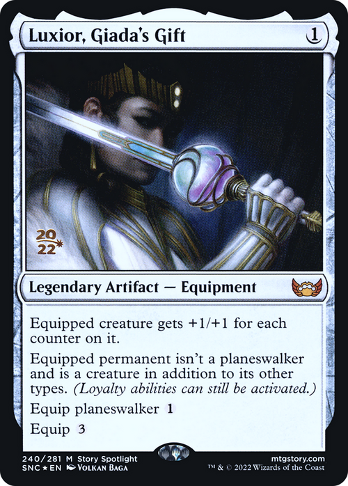 Luxior, Giada's Gift (PRE-240) - Streets of New Capenna Promos Foil