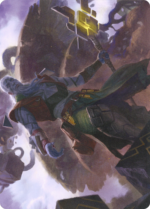 Orah, Skyclave Hierophant // Orah, Skyclave Hierophant (AZNR-079) - Zendikar Rising Art Series (Borderless) Foil
