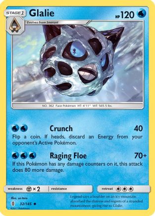 Glalie  SM  Guardians Rising - Uncommon