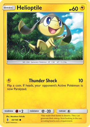 Helioptile  SM  Guardians Rising - Common