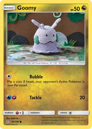 Goomy 094  - Reverse Holofoil SM  Guardians Rising - Common